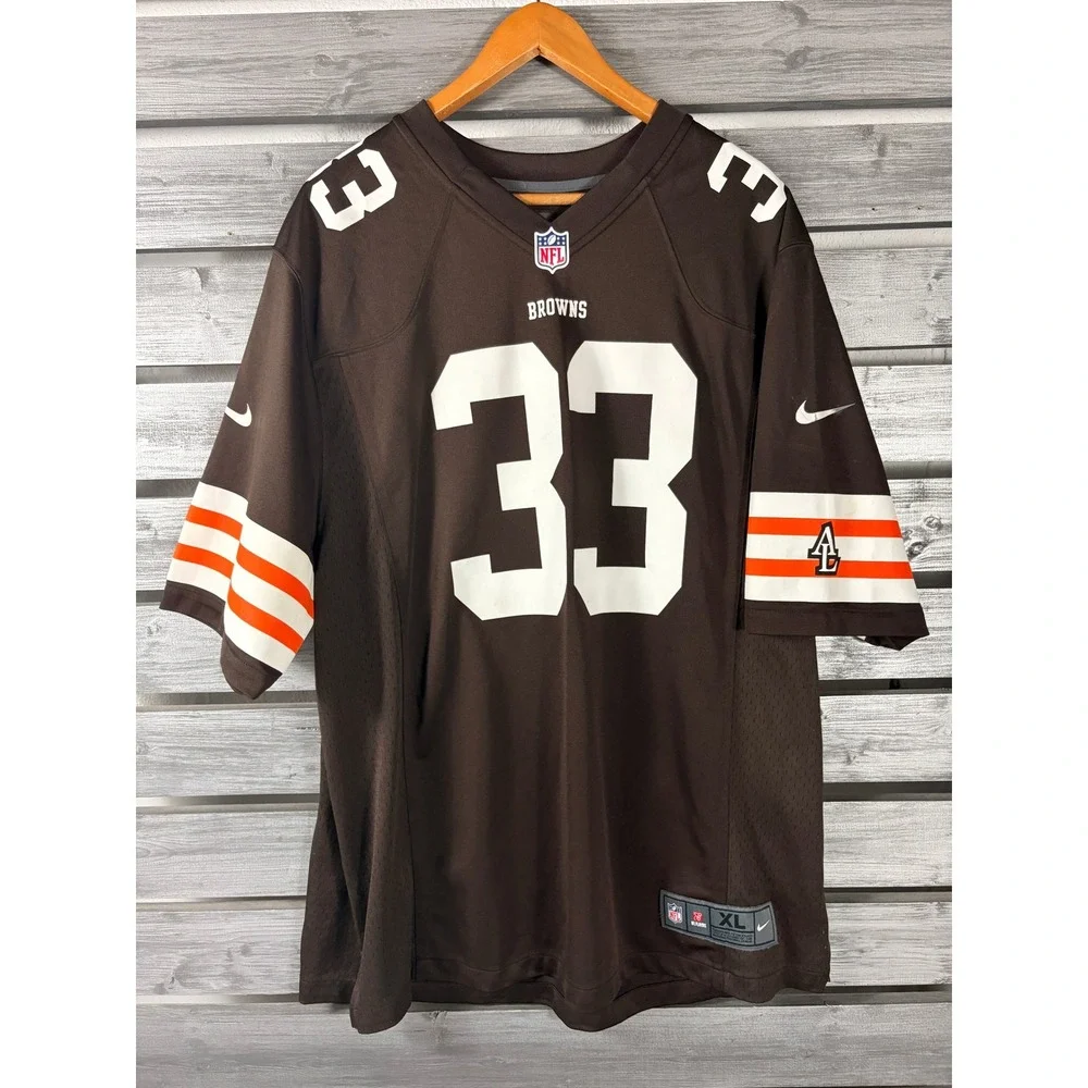 Nike Cleveland Browns Trent Richardson 33 NFL Jersey Mens XL Brown Football